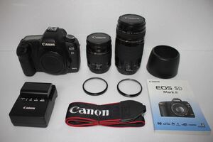 canon eos 5d mark II 標準&望遠ダブルレンズセット再