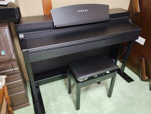 本格派 YAMAHA ヤマハ 電子ピアノ Clavinova クラビノーバ CSP-170B 2017年製 木製鍵盤88鍵 椅子付き