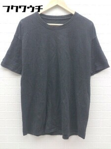 ◇ Champion チャンピオン 無地 半袖 Tシャツ カットソー サイズXL ブラック メンズ