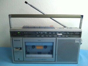 骨董品　レア ★National 松下電器 AM/FM　ラジカセ　RX-1810 　本体のみ　1979年発売★動作品