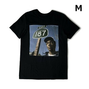 売切り【正規新品】スヌープドッグ snoop dogg Tシャツ トップス カットソー プリント Tシャツ【M】黒 新品 アメリカ買い付け 180718