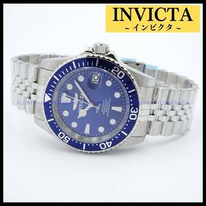 【新品・送料無料】インビクタ INVICTA 腕時計 メンズ 自動巻き カレンダー PRO DIVER 30092 ブルー メタルバンド