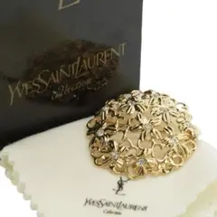 美品 3269 Yves Saint Laurent イヴサンローラン ブローチ