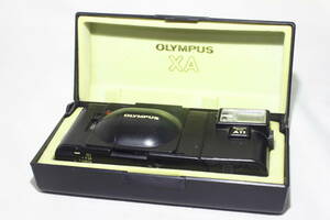 B569◆希少/シャッター・フラッシュ動作OK/ケースあり◆ OLYMPUS オリンパス OLYMPUS XA A11（フラッシュ）付属