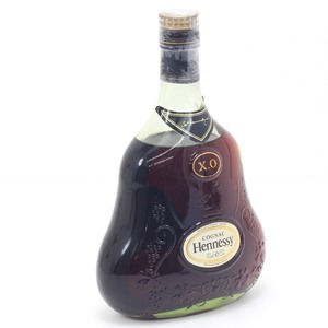 $$ Hennessy ヘネシー X.O グリーンボトル 金キャップ 40度 700ml コニャック 未使用 未開栓