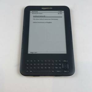 Kindle キンドル　電子　ブックリーダー　 D00901 初期化済　動作確認済　タブレット 