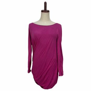 COMME des GARSONS コムデギャルソン　レディース　ピンク　長袖　変形　ワンピース　ドレス