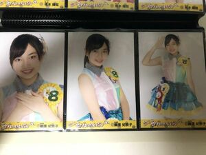 AKB48 チーム8 8月8日はエイトの日 夏だ！エイトだ！ピッと祭り 2018 生写真 奥原妃奈子 3種コンプ