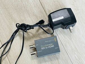 ★Blackmagicdesign MicroConverter SDI to HDMI 電源コード付 ブラックマジックデザイン マイクロコンバーター 映像 配信 YouTube