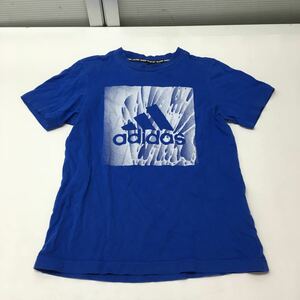 送料無料★adidas アディダス★半袖Tシャツ　トップス★子供　キッズ　150★青#50427sjj42