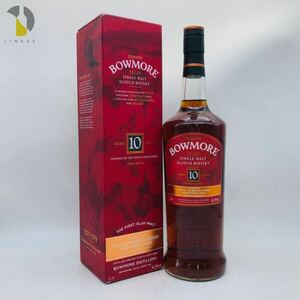 【未開栓】BOWMORE ボウモア 10年 インスパイアード デビルズカスク スコッチ ウイスキー 1000ml 46% 箱付き WH49467