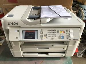 YU-2304　EPSON/エプソン　インクジェットプリンター　複合機　A3対応　ホワイト　PX-M5041F　CR0V　通電確認済み　宮崎　ゆ/160