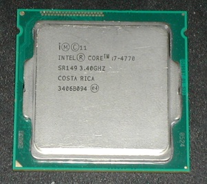 ジャンクCPU　Core i7 4770　LGA1150