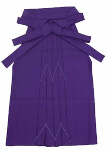 [京の舞姿]女児用袴紫（無地）紐下80cm（身長137cm-144cm）