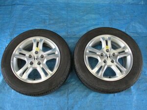 ※2本※16インチ●インスパイア 純正アルミ●205/60R16●16×6.5J +55●ハブ径64mm●5H PCD114.3●22年 7分山トーヨー●ホンダ タイヤ付