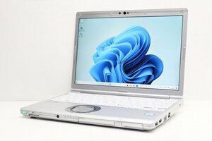 1円スタート ノートパソコン Windows11 Panasonic レッツノート CF-SV7 DVDマルチ 第8世代 Core i5 SSD256GB メモリ8GB Windows10 カメラ