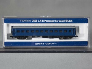 ”Tomix 2505 国鉄客車 オハ35形（ブルー） /　Nゲージ　トミーテック トミックス　