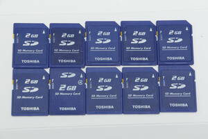 2GB SDカード　●10枚セット● TOSHIBA　