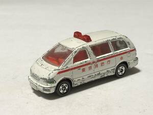 トミカ TOMICA トヨタ エスティマ 救急車　東京消防庁 TOYOTA ESTIMA 　NO.99 日本製　MADE IN JAPAN タカラトミー