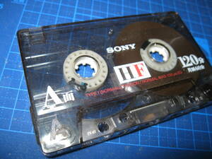 使用済み 中古　 カセットテープ　SONY　HF120　Type1 ノーマル　120分 1本 爪あり　No.732