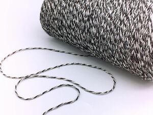 多素材使用の杢糸（再生原料使用）濃グレー ２２０ｇ【検索】毛糸 サステナブル ハンドメイド 手芸糸 引き揃え 織糸 編み糸 さをり織