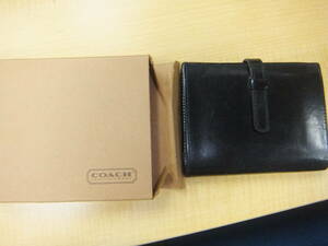 coach　コーチ　レザー　ブラック　財布