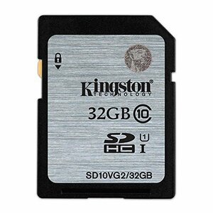 キングストン Kingston SDカード 32GB Class10 UHS-I 対応 SD10VG2/32GB 永久保証