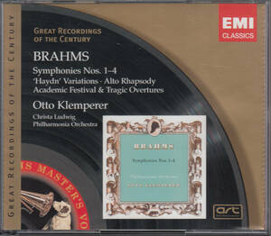 ◆送料無料◆ブラームス：交響曲全集、ハイドンの主題による変奏曲 他～クレンペラー、フィルハーモニア菅 3枚組 Import L7023