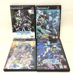 △ PlayStation2 プレイステーション2 ゲームソフト 4点 ガンダムSEED スーパーロボット大戦MX 等 動作未確認 現状品 △Ｇ72623