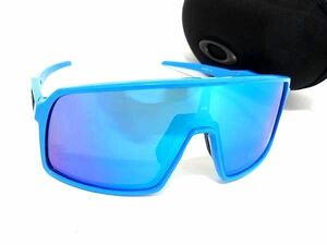 1円 ■極美品■ OAKLEY オークリー OO9406-0737 140 ミラーレンズ スポーツ サングラス メガネ 眼鏡 メンズ ライトブルー系 FA0750