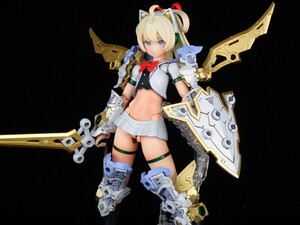 メガミデバイス　バスタードール　ナイト　改修塗装済み完成品　コトブキヤ　カラー変更　髪パーツ追加