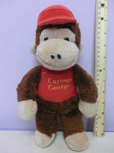 おさるのジョージ キュリアスジョージ オルゴールぬいぐるみ人形29㎝ ビンテージ Curious George ひとまねこざる 子猿 サル VINTAGE!