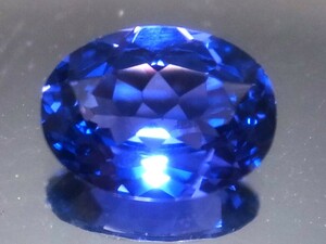 1.50ct 新品・タンザナイトカラー 合成人造宝石 ヤグセラミック ＹＡＧ（イットリウム・アルミニウム・ガーネット）