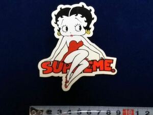 Supreme Betty Boop シュプリーム ベティー プープ ステッカー