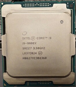 【動作確認済】Intel Core i9 9900X(10コア20スレッド) LGA2066 本体のみ