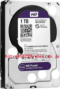 新品 WD IntelliPower WD10PURX HDD 内蔵ハードディスク 3.5インチ 1TB WD Purple 監視カメラ用
