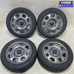 スズキ ハスラー純正 4.5-15+45 4H100 ダンロップ ウィンターマックスWM01 165/60R15 15インチ スタッドレス 4本セット 009