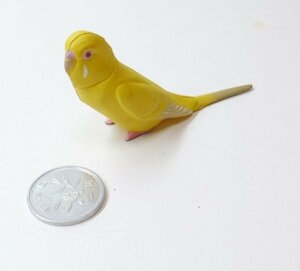 （12Cそ）チョコエッグ ペット動物コレクション 第1弾「セキセイインコ（ルチノー）」