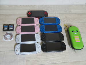 SONY PSP本体 PSP-3000 計9台 まとめ売り 室内保管品 追加画像有り 