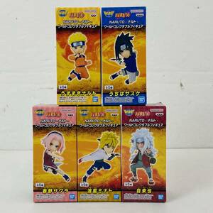 (26565)〇【未開封】NARUTO ナルト ワールドコレクタブルフィギュア WCF ワーコレ 5種セット 全種 [ナルト/サスケ/サクラ/ミナト/自来也]