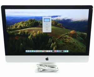 【1円スタート】Apple iMac Retina 5K 27インチ 2019 Core i5-9600K 3.7GHz 40GB 512GB(APPLE SSD) Radeon Pro 580X macOS Sonoma