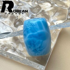 逸品 EU製 定価11万円★ROBEAN・チベット天珠★パワーストーン アクセサリー ラリマー 天然石 癒し 平和 お守り 約23.2*17.4mm 1003k407