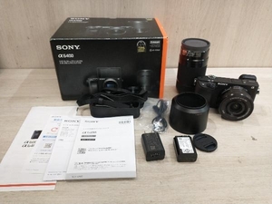 SONY ILCE-6400Y α6400 ILCE-6400Y ダブルズームレンズキット (E 3.5‐5.6/PZ 16-50 OSS + E 4.5-6.3/55-210 OSS) デジタル一眼2420万画素