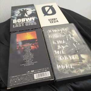 ☆4本まとめ売り☆ 氷室京介 BOOWY LAST GIGS 1988 他 VHSテープ セル版 中古品 全国即日発送 美品 BOOWY1224 東京ドームライブ