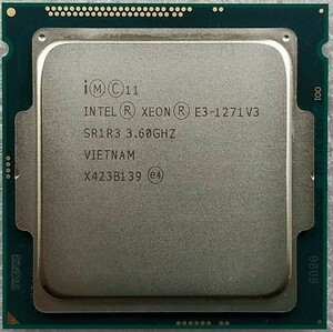 Intel Xeon E3-1271 v3 SR1R3 4C 3.6GHz 8MB 80W LGA1150