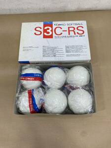 KENKO SOFTBALL S3C-RS ケンコーソフトボール3号コルク芯 未開封品 6個入り 管理①