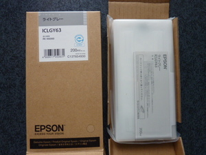 EPSON　エプソン純正インク　ICLGY63　ライトグレー　PX-H6000