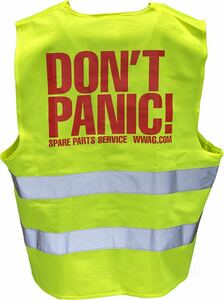 09200　SAFETY VEST DONT PANIC!　ハイウェイパトロール　ベスト(在庫あり