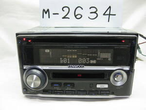 M-2634　KENWOOD　ケンウッド　DPX-066MD　MP3　MDLP　AUX　2Dサイズ　CD&MDデッキ　故障品