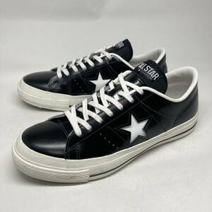 即決! 日本製 CONVERSE ONE STAR J 黒白 26.5cm / MADE IN JAPAN コンバース ワンスター